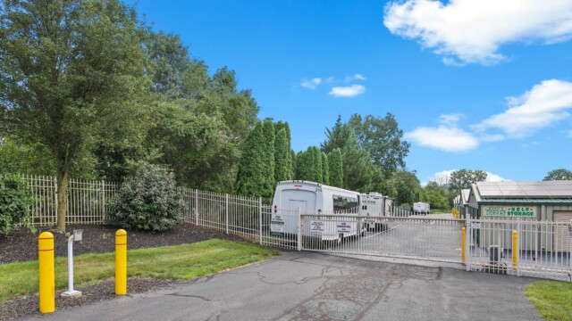 front gate access at Kings 625 Self Storage near Bowmansville, PA